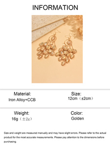Nouvelle Arrivée <span class=keywords><strong>Boucles</strong></span> <span class=keywords><strong>d</strong></span>'<span class=keywords><strong>Oreilles</strong></span> Pendantes Exagérées en Alliage de Fer Plaqué Or avec Coquille et Long Pompon <span class=keywords><strong>pour</strong></span> Femme, Idéales <span class=keywords><strong>pour</strong></span> l'Été - Product Image 6