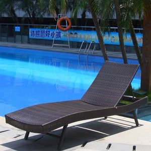 Offre Spéciale Garder Chaise longue longue Piscine extérieure Chaises en rotin Chaise longue Plage Chaises longues - Product Image 2