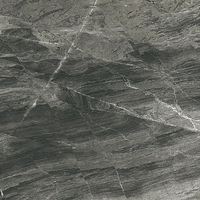 Carrelage en porcelaine brillant effet marbre gris Luna 600x1200mm, facile à nettoyer, imperméable, antidérapant pour sol, mur, salle de bain, salon, hôtel