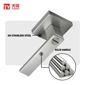 Manija de Palanca para Puerta de Baño/Recámara, para Privacidad, Puerta Interior, Manija de Cerradura Resistente - Product Image 3