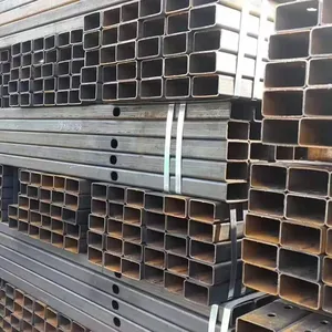 4x4 Q235b a36 a53 tp304 karbon demir hafif galvanizli çelik kare boru fiyat/kare içi boş kesit çubukları