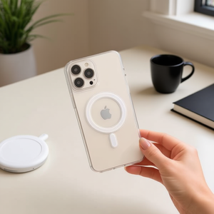 Custodia Magnetica Trasparente Anti-Caduta per iPhone 15 Pro Max DAM - Product Image 2
