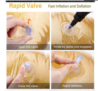 Haute qualité bonne étanchéité bouchon d'eau jouet balle Pvc vanne de gonflage vanne de gonflage rapide pour jouet gonflable balle bateau