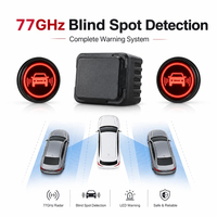Système de détection d'angle mort de voiture BSD 77 GHz avec radar micro-ondes universel 79 GHz BSM LCA