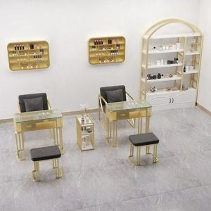 Bureau de salon de manucure professionnel, table de manucure multifonctionnelle avec organisateur pour studio de beauté et maison - Product Image 6