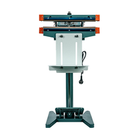 Machine de scellage thermique verticale automatique à impulsion pour sachets, sacs plastiques, bouteilles et canettes, avec pédale, 220V/110V