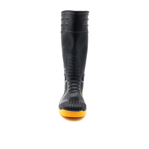 <span class=keywords><strong>Stivali</strong></span> <span class=keywords><strong>da</strong></span> <span class=keywords><strong>Pioggia</strong></span> in PVC Nero Antiscivolo Resistenti a Olio Acidi e Alcali Impermeabili Antiforatura con Punta in Acciaio - Product Image 3