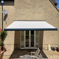 Auvent en aluminium Auvent rétractable Auvent en métal à cassette complète pour auvent de fenêtre de maison et d'extérieur