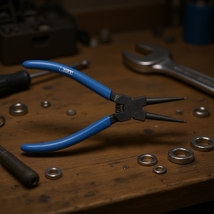 Fervi Safety Circlip Pliers 150mm Internal External Ring <b>Removal</b> <b>Tool</b> - Product Image 3