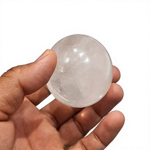 HARI OM CREATIONS Natural Clear Quartz Sphere <b>Crystal</b> <b>Ball</b> IGI Certified Wholesale - Product Image 1
