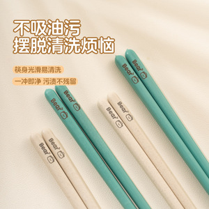 Palillos Bear de Bambú Verde Antibacterianos Antideslizantes para Uso Doméstico - Product Image 3