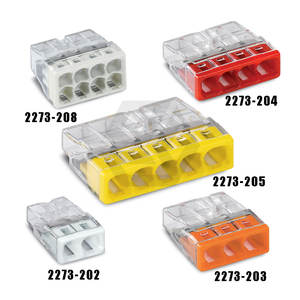 Wagos 2273-208 sambungan konektor; 8-Wire, penutup abu-abu muda-pengiriman cepat-kawat penghubung cepat - Product Image 6