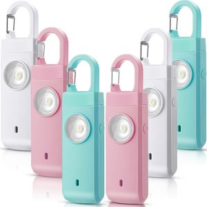 OEM&ODM 130dB Personal <b>Safety</b> Alarm Strobe Light Emergency SOS Call GPS Location Rechargeable Self Defense <b>Keychain</b> for Women - Product Image 1