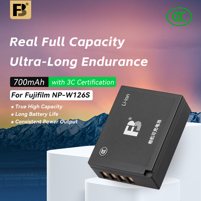 FB NP-W126S Lithium Battery for Fujifilm XT30 XT20 XT3 XT2 XT200 XT100 XT10 XT1 XS10 X-Pro3 Xe4 Xe3 Digital Camera Battery