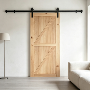 Porte coulissante en bois massif <span class=keywords><strong>de</strong></span> pin <span class=keywords><strong>de</strong></span> qualité supérieure pour la production en série, idéale pour les projets immobiliers. - Product Image 3