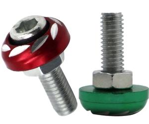 Vis de décoration de plaque d'immatriculation de <span class=keywords><strong>moto</strong></span> colorées CNC de haute qualité modifier les pièces - Product Image 1