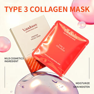 Премиальная тканевая маска для лица с коллагеном, витамином С и экстрактом лосося для глубокого увлажнения, осветления и борьбы с морщинами - Product Image 2