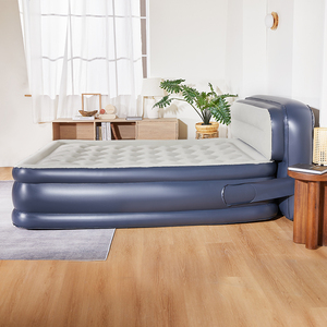 Nữ Hoàng Kích Thước Có Thể Gập Lại PVC Đồ Nội Thất Nhà Giường <span class=keywords><strong>Inflatable</strong></span> Giá Trị Chất Lượng Không Khí Bơm Hơi Nệm Cho Phòng Ngủ - Product Image 4