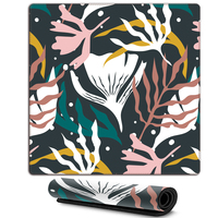 Tapis de Mahjong Moderne de Luxe Imperméable 32,5 Pouces Carré en Microfibre et Caoutchouc Naturel Portable Anti-Plis pour Professionnels