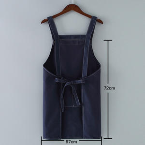 Delantales de Cocina Personalizados con Logotipo, Delantales de Algodón con Bolsillo para Restaurantes y Cafeterías, Logotipo Personalizado para Cocina y <span class=keywords><strong>Barber</strong></span>ía - Product Image 4