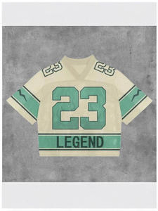 Custom Digital Printed Pullover Herren T-Shirt Lässiges Kurzarm trikot mit V-Ausschnitt für Fußball bekleidung Cross-Border - Product Image 5