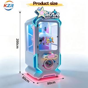 STAR LUCKY WHEEL Clip Gift Machine Amusement Arcade Cut Prize <b>Game</b> Machine Shopping Mall <b>Hook</b> Doll Scissors Machine - Product Image 5