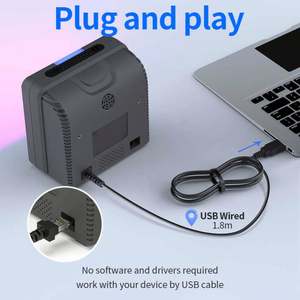 Escáner de Códigos de Barras Móvil, Caja de Pago Electrónico, Plataforma de Escaneo de Códigos de Barras 2D y 1D de Escritorio - Product Image 3