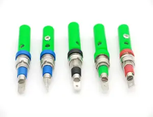 4Mm Bananenstopcontact Puur Koperen Paneel Open Gat 8Mm Bananenplug Vrouwelijke Blokaansluiting Voor Elektrische Aansluiting