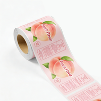 Rouleau de film plastique alimentaire de 35 mm de largeur, impression personnalisée pour l'emballage de snacks, sachet, sac