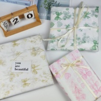 Kertas Pembungkus Tisu Aseptik Transparan Mewah Tahan Air Dapat Didaur Ulang 50*70cm untuk Kaos, Sepatu, Kado, Kemasan, Kertas Pulp Kayu dengan Logo