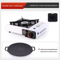 Réchauds de camping portables à gaz magnétique manuels en métal pour la vente en gros, accessoires de camping, réchaud à cassette pour fondue