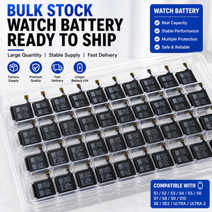 Batería de Repuesto Recargable de Iones de Litio para Reloj <span class=keywords><strong>Apple</strong></span> <span class=keywords><strong>Watch</strong></span> Series S1 S2 S3 4 5 6 <span class=keywords><strong>7</strong></span> 8 9 41mm 45mm 49mm 40mm, Venta al Por Mayor - Product Image 1