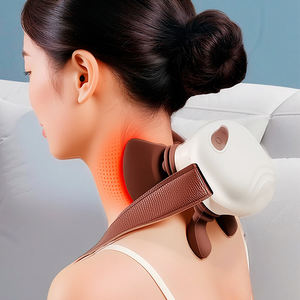 Alat pijat leher bahu, pemijat leher bahu dengan manusia seperti memijat Shiatsu tisu dalam, terapi panas 3D dan fungsi inframerah - Product Image 5