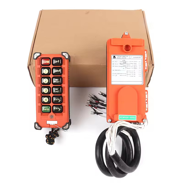 Iehc F23-BB Industrial Remote Control Box with Learning Code IP66 Waterproof up to 100m Range Wireless Hoist Control