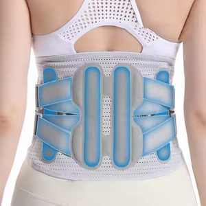 مشد خصر طبي مطاطي قابل للتعديل من النايلون للرجال للنساء ، ضغط قطن مرن يخفف آلام الظهر - Product Image 4