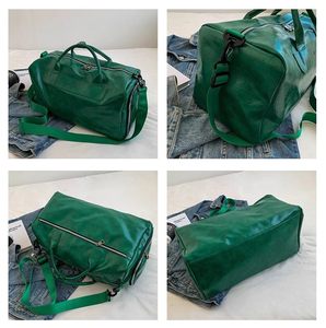 Японская дорожная сумка-органайзер Oxford с разделением на сухое и влажное отделения, большой вместимости, с мягкой ручкой и плечевым ремнем, унисекс, для фитнеса и путешествий - Product Image 2