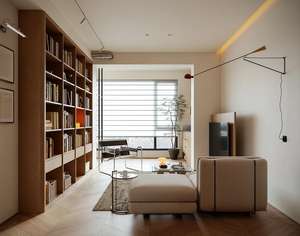 خزانة كتب مفتوحة من الخشب الصلب الحديث - وحدة تخزين مخصصة صديقة للبيئة وموفرة للمساحة مع أدراج لغرفة المعيشة/الدراسة - Product Image 4