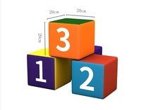 Jeu d'imagination doux jeu numéro bloc enfants Puzzle Cube ensembles de blocs de construction