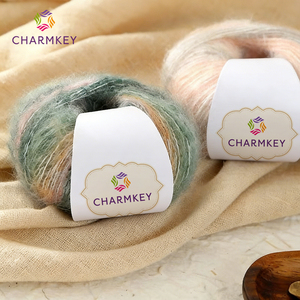 The New Listing Acrylic Blended Mohair <strong>Variegation</strong> Air <strong>Yarn</strong> for Knitting Hat - Product Image 1