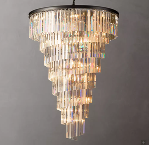 Lustres en cristal modernes de luxe, best-sellers américains, pour hall d'entrée, escalier, salle à manger, salon, <span class=keywords><strong>lustre</strong></span> hélicoïdal 36 - Product Image 1