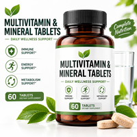Comprimés multivitaminés et minéraux |   Complément nutritionnel quotidien |   Soutien immunitaire et énergétique |   OEM ODM