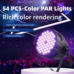 Baiqi Dmx512 Trong Nhà Pro Sân Khấu 54*3W Rgbw Màu Duy Nhất LED Ánh Sáng Par Ánh Sáng 3W Par Ánh Sáng Cho Đám Cưới Lễ Hội Giáng Sinh Trang Trí - Product Image 2