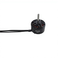 Moteur brushless Yanhuo 4320 350KV en aluminium à rotor externe, haute poussée, pour drone multicoptère RC et robot, pièces de rechange
