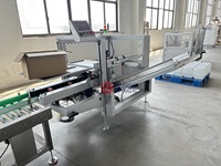 Machine d'emballage automatique horizontale multifonctionnelle Cobot pour cartons, machine de scellage de boîtes en carton avec ruban adhésif