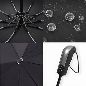 Best <b>Automatic</b> Mini Anti UV Paraguas Rain Sun <b>Umbrella</b> Windproof Folding Portable Women Men Children logo <b>Umbrellas</b> for the Rain - Product Image 3