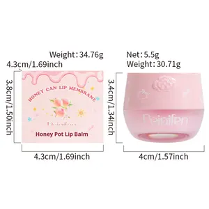 Ensemble de baumes à lèvres bio infusés aux fruits transfrontaliers, hydratant, nourrissant, masque à lèvres longue durée, hommes femmes, réduction des rides des lèvres - Product Image 3