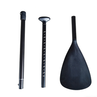 Pagaie de SUP en fibre de carbone et alliage d'aluminium Shanghai WaterFun, étanche et durable, pour lacs, rivières, unisexe, lame et manche pour kayak et aviron