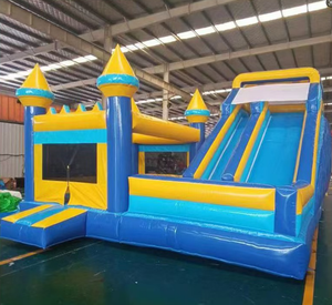 Tobogán de tambor de castillo inflable de PVC de exportación de alta calidad para parque infantil fiesta perfecta Regalo de Cumpleaños Castillo de trampolín - Product Image 4