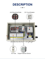 Caja de Distribución Solar Metálica con Nivel de Protección IP65 para Sistemas de Energía Solar