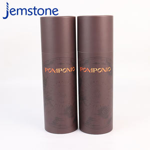 Fournisseurs expérimentés logo imprimé personnalisé kraft artisanat cylindre tube de papier emballage avec couvercle - Product Image 3